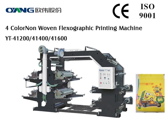 Не-сплетенная ткань цифров 4 красит машинное оборудование печатания 80м/мин Флексо 20КВ