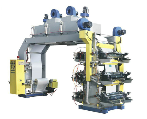 Высокоскоростная печатная машина Flexo печатая пластмассу полиэтилена