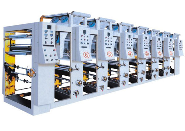 Печатная машина Гравуре ПВК/ЛЮБИМЦА/ПЭ автоматическая ширина 800 до 1600мм печатая