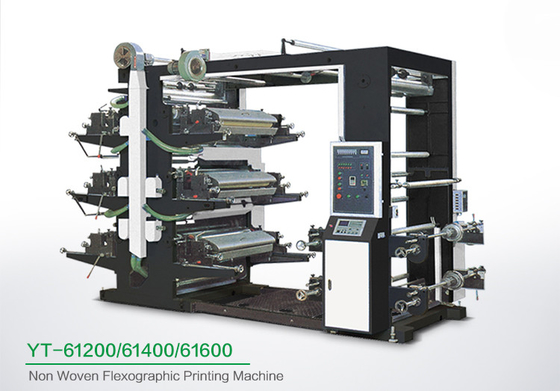 Печатная машина Флексо 6 цветов Эко дружелюбная, промышленный цветной принтер ткани 6